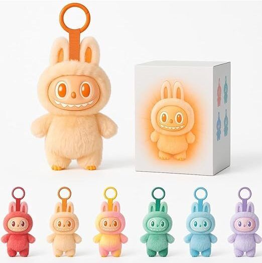 have fun premium Quality Labubu Toy | Labubu Doll Soft Toy For kids | (Random color-1 Pc) - 17 cm-picture-23