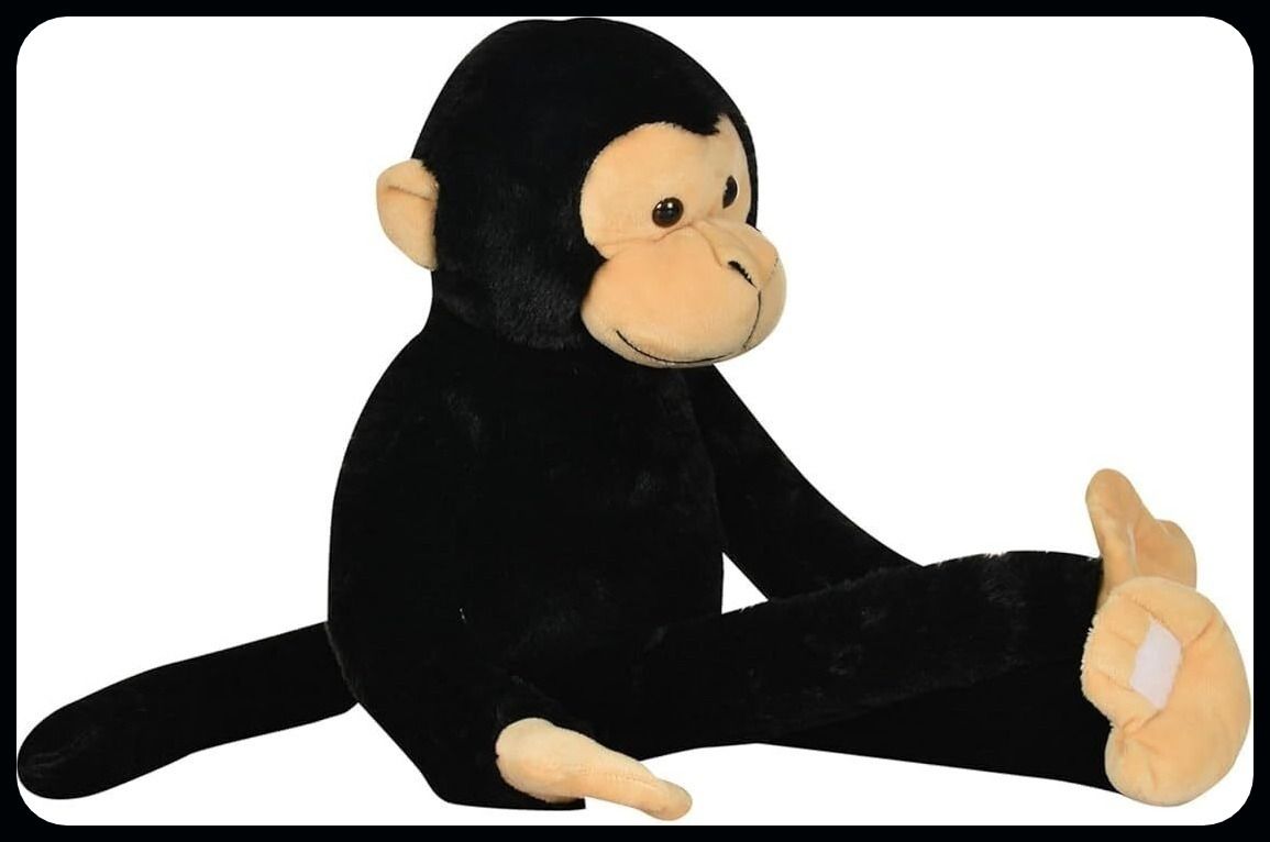 swarah collections Hanging Black Monkey Soft Toy For Kids-Toys - 42 cm-picture-21