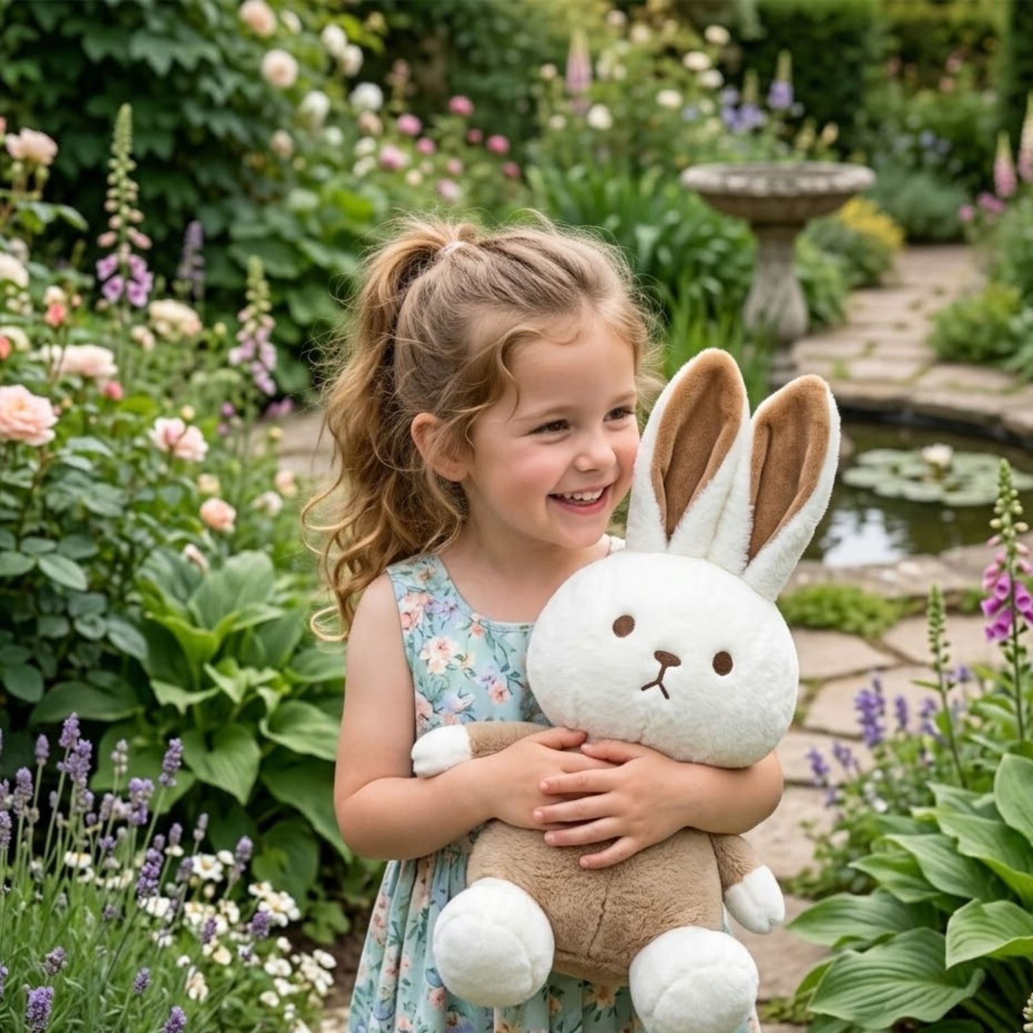 jr jack & rose Soft Choco Rabbit Doll - 30 cm-picture-38