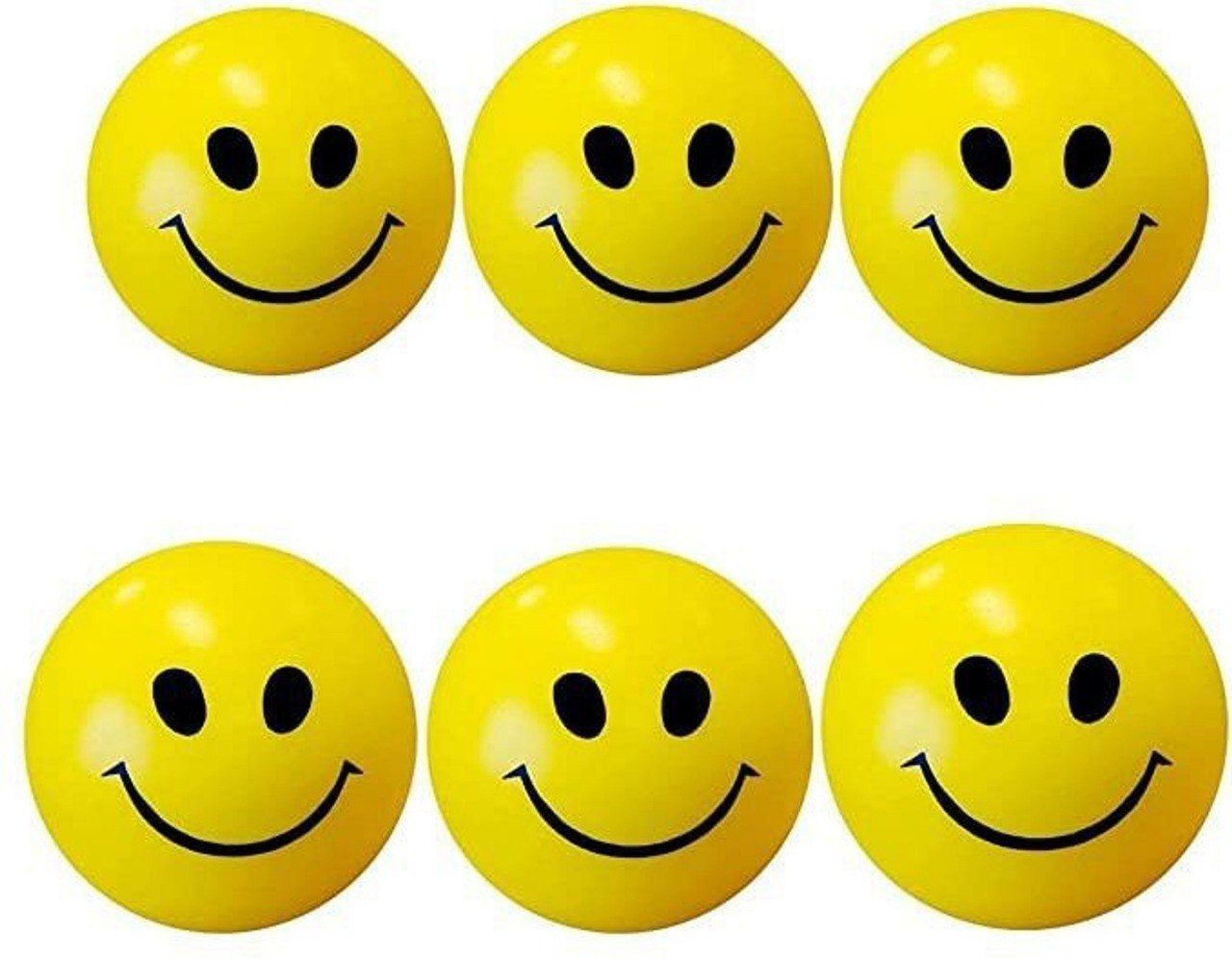 Lightweight Smiley Ball Stress Relief Squeeze Balls-6 - 3 inch-image-6