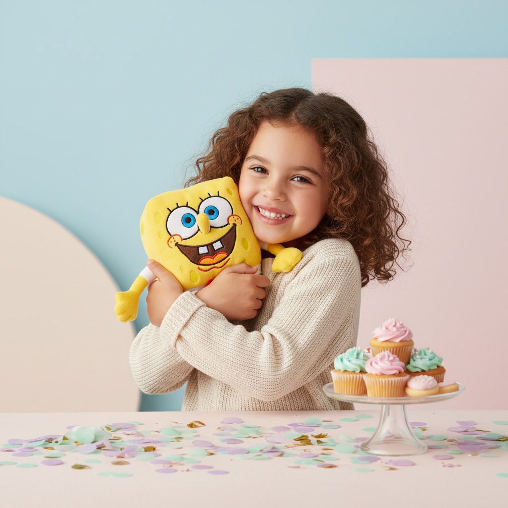jr jack & rose Premium Yellow Sponge Bob Plush Soft Toy for Kids - 30 cm-picture-11