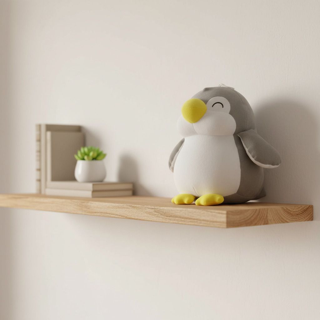 jr jack & rose Fluffy Penguin Soft Plush - 30 cm-picture-30