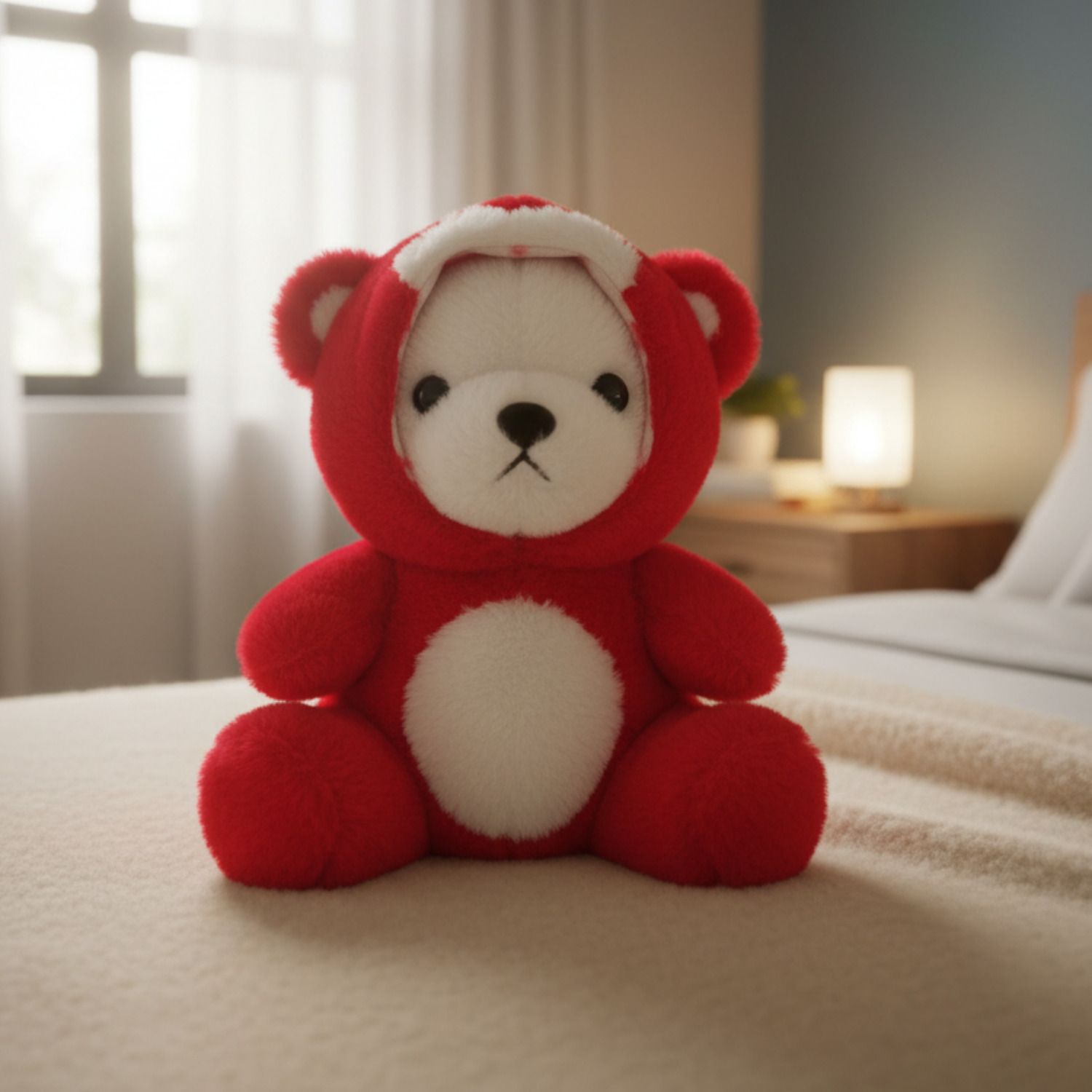 jr jack & rose Red Hood Teddy Bear Plush Toy - 30 cm-picture-27