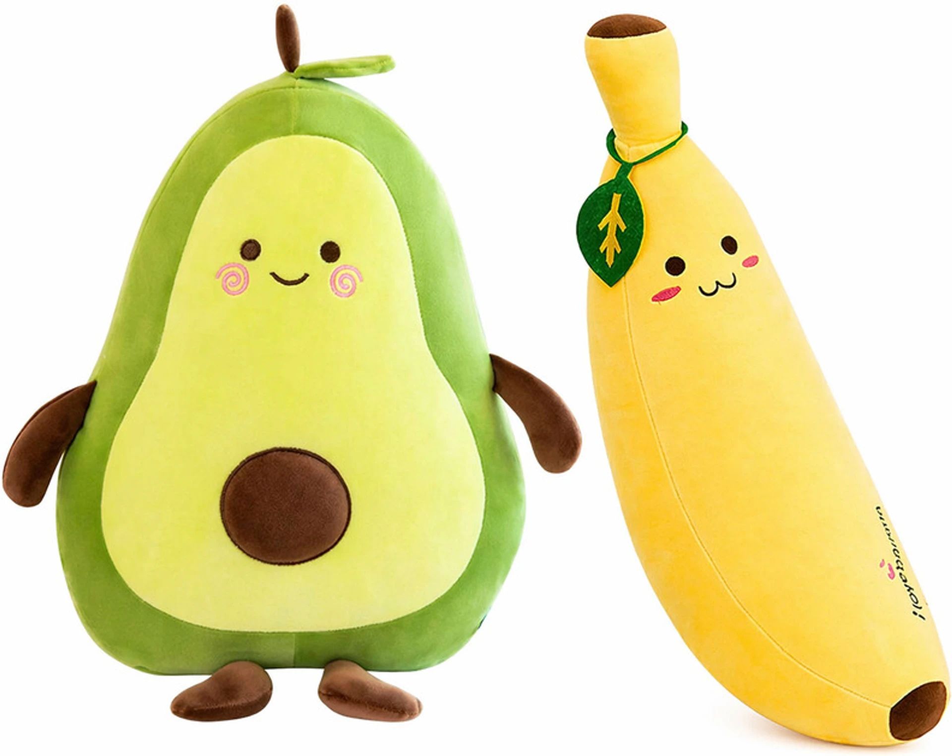 ka toys Avacado Huggable & Cuddly Gift for Kids, Girls, Boys - 35 cm (Green, Yellow) - 35 cm-picture-21