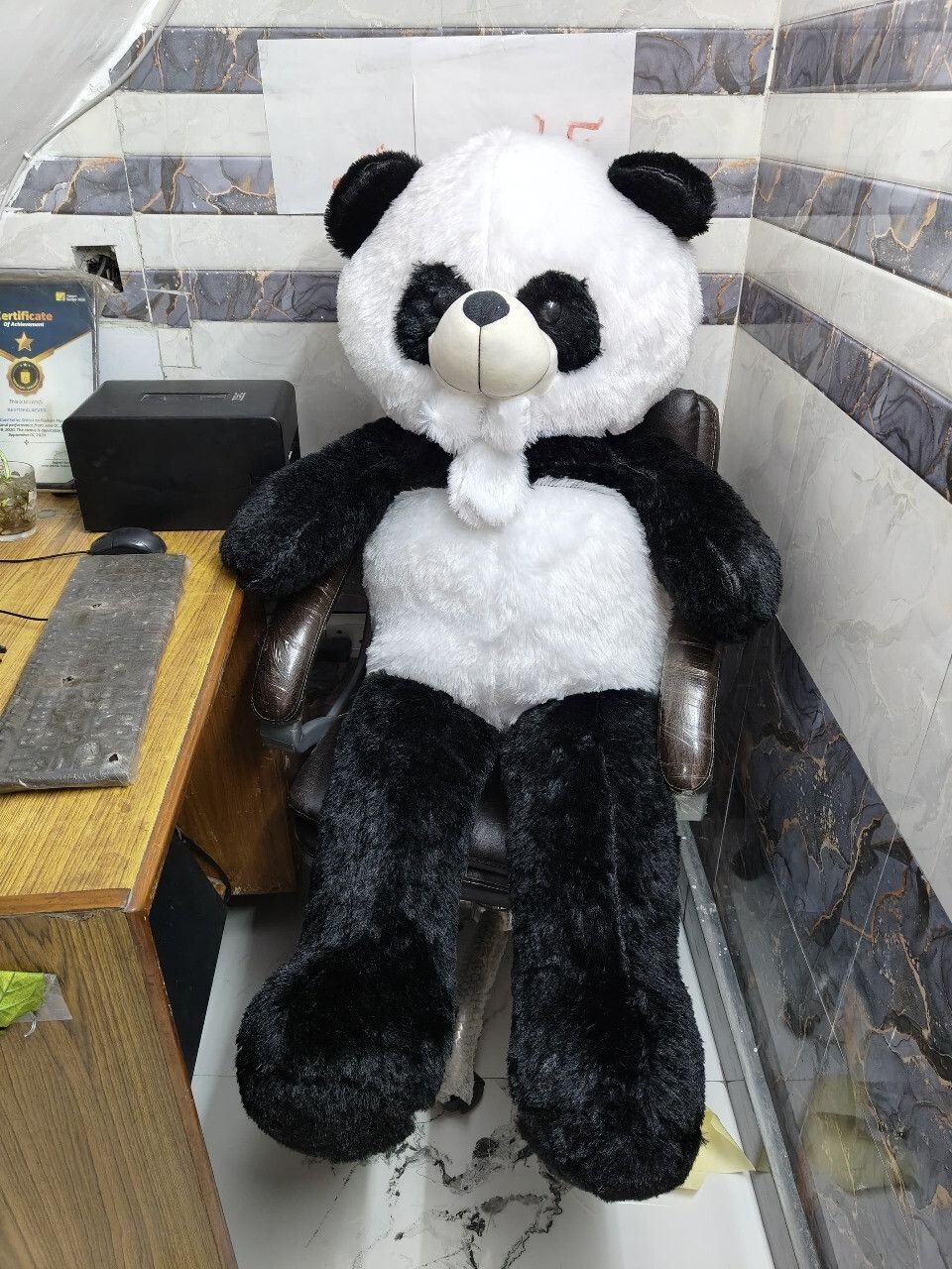 5ft Premium Panda Teddy Bear, Soft and Cute Teddy Plush Toy for Boys or Girls - 152 cm-image-12