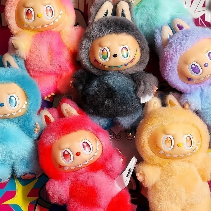 Cute Labubu Action Figure Soft Fur Collectibles_TY15 - 17 cm-image-7