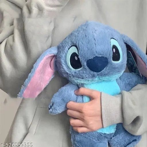 Stitch Cartoon Teddy Bear Gray with Integrated Hot Water Bag AB1238 - 30 cm-image-41