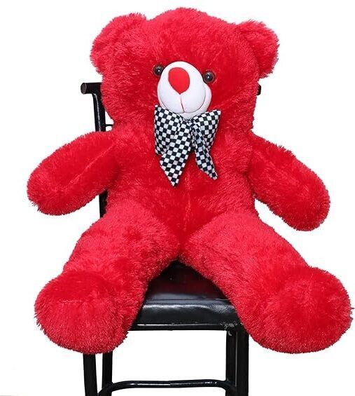 jai maa kamla RED 2 FEET SOFT AND CUTE TEDDY FOR KIDS BIRTHDAY GIFT AND PERFECT GIFT - 60 cm-picture-21