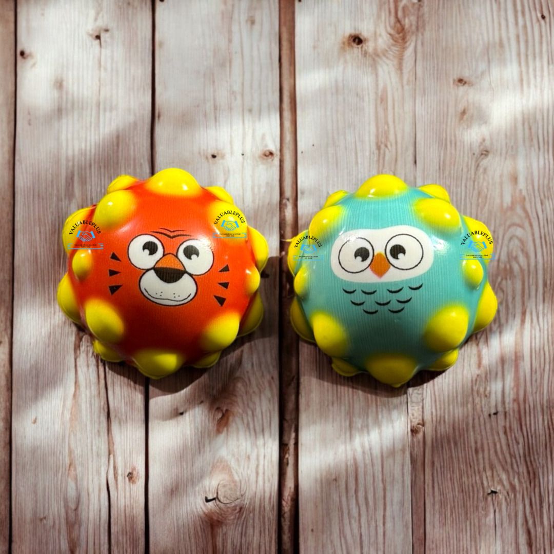 valuableplus Crazy Soft Rubber Moon Bouncing Ball for Kids ( 2Pcs )- 7 cm-picture-19