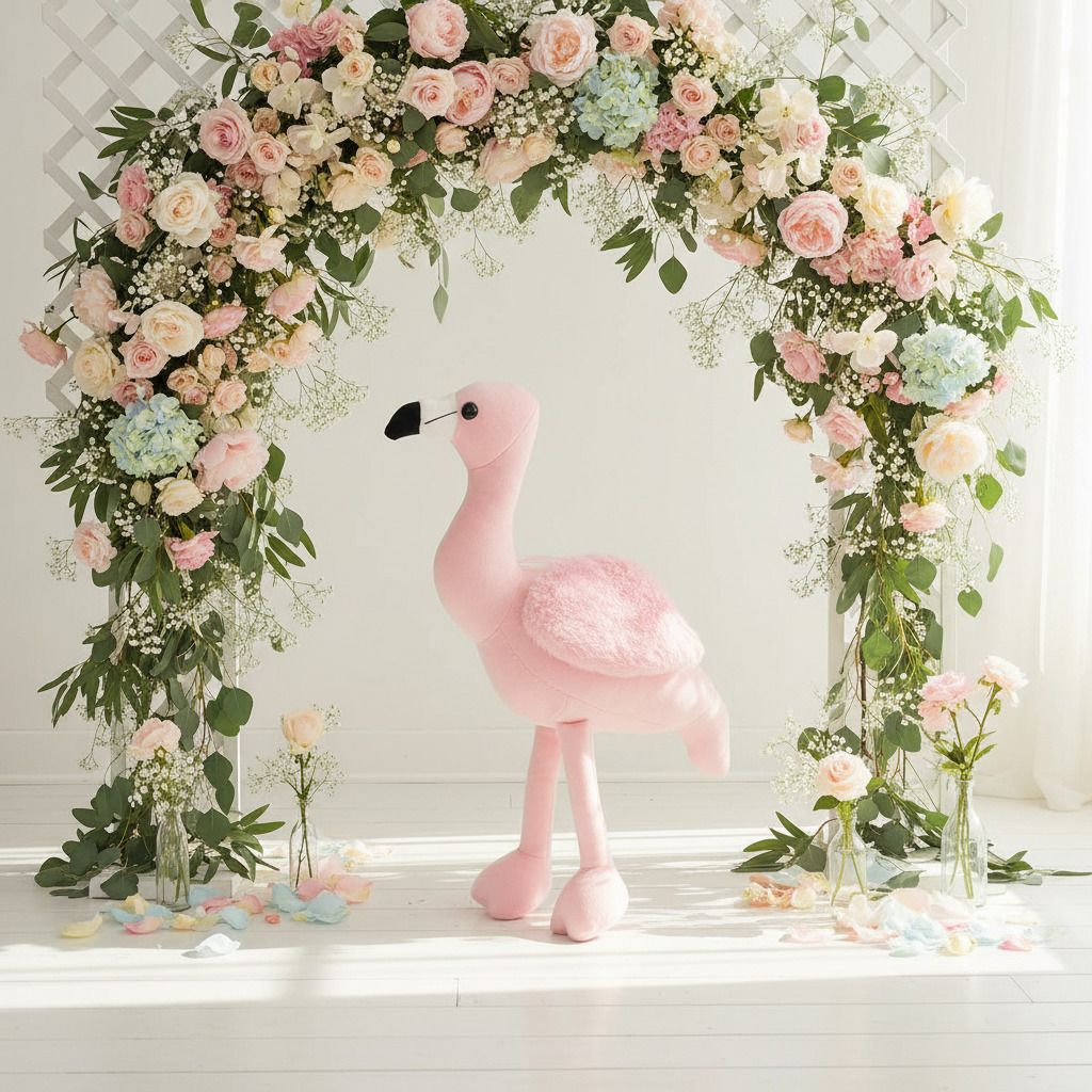 jr jack & rose Premium Flamingo Plush Stuffed Animal - 40 cm-picture-11