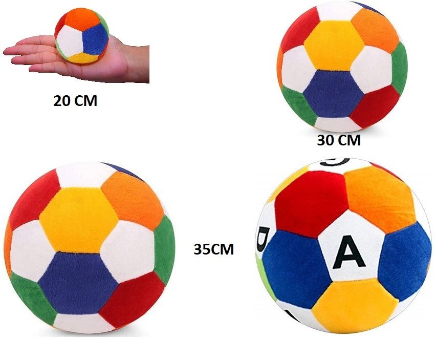 sai ji Stuffed Toy 4 Ball Combo for Kids & Home Décor Set of 4- 35 cm-picture-28