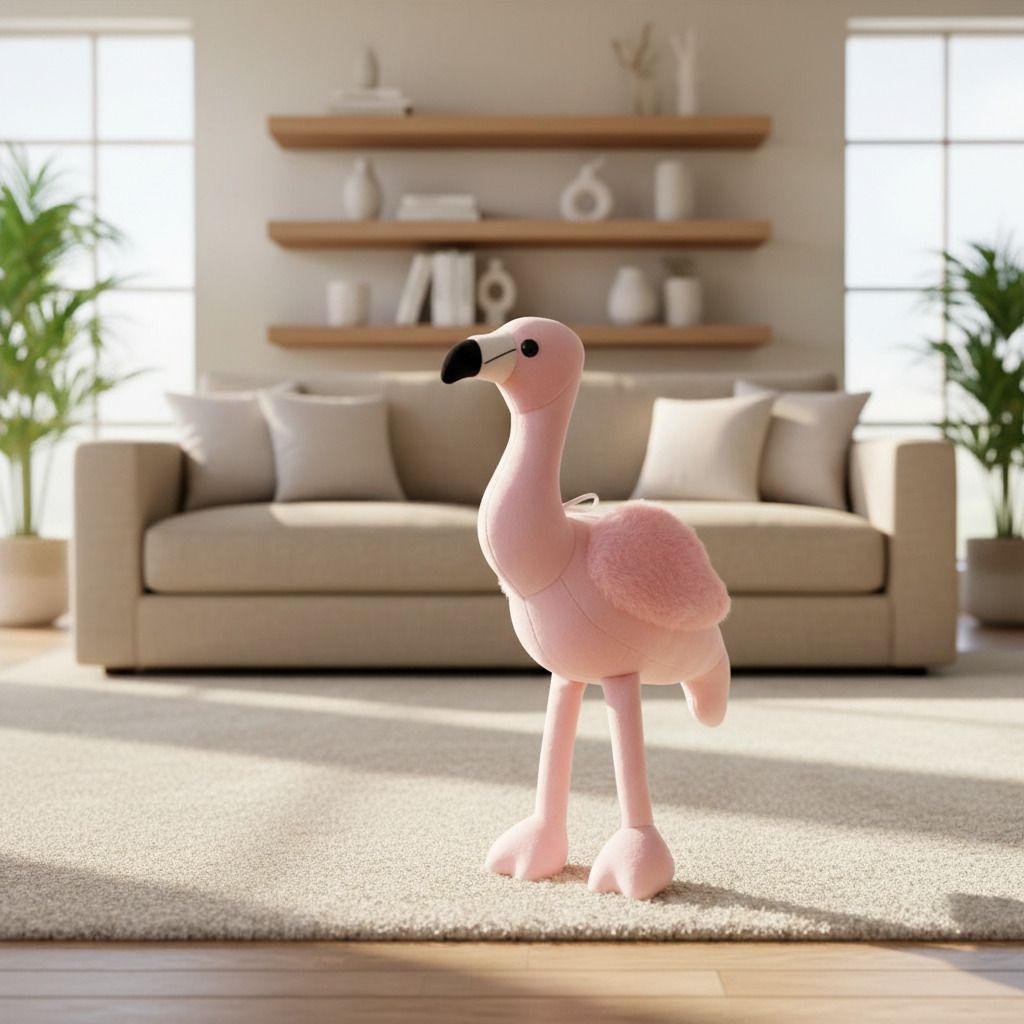 Adorable Pink Flamingo Plushie - 30 cm-image-48