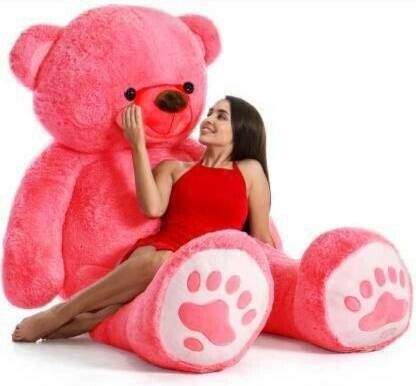 crazy dips 3 feet teddy bear for valentine & Anniversary / birthday Very Cute Looking Soft Hugable American Style Teddy Bear Best For Gift - 90 cm carrot - 36 inch (CARROT) - 90 cm-picture-10