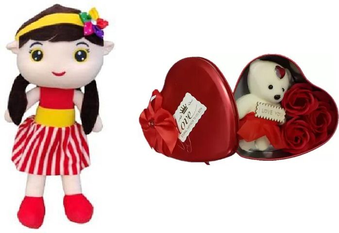 A Heart Box with Beautiful sofia Doll combo for Your kids,someone special- 10 cm-image-36