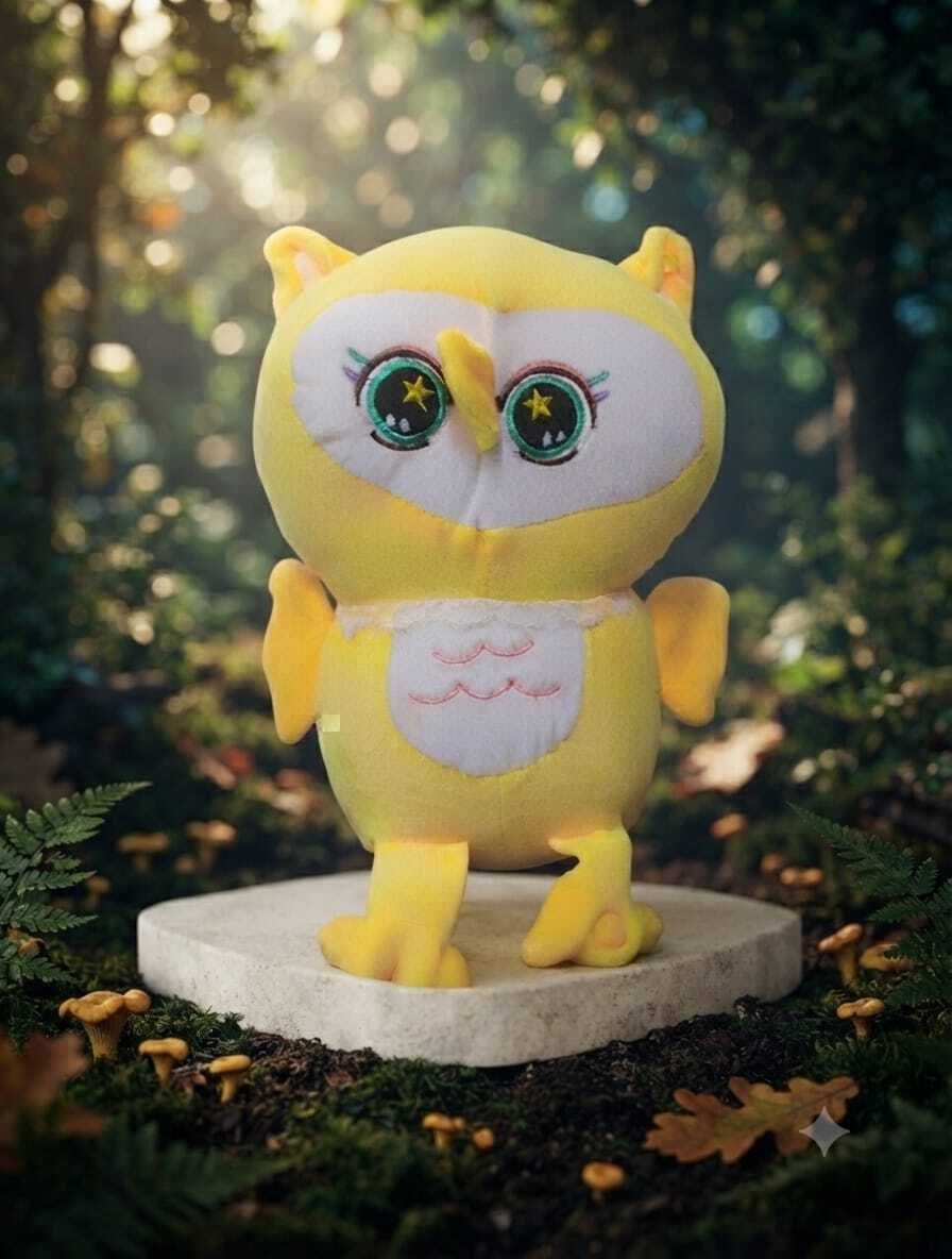 tiny tales Stuffed Owl Animal for(IND*04) Baby Girls & Boys, - 21 cm-picture-34