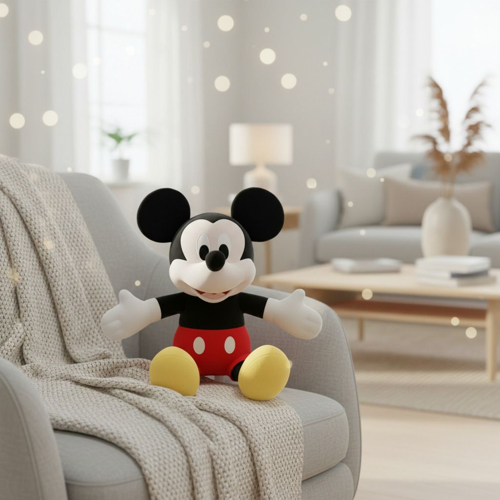 Kids Red Mickey Stuffed Toy - 30 cm-image-13