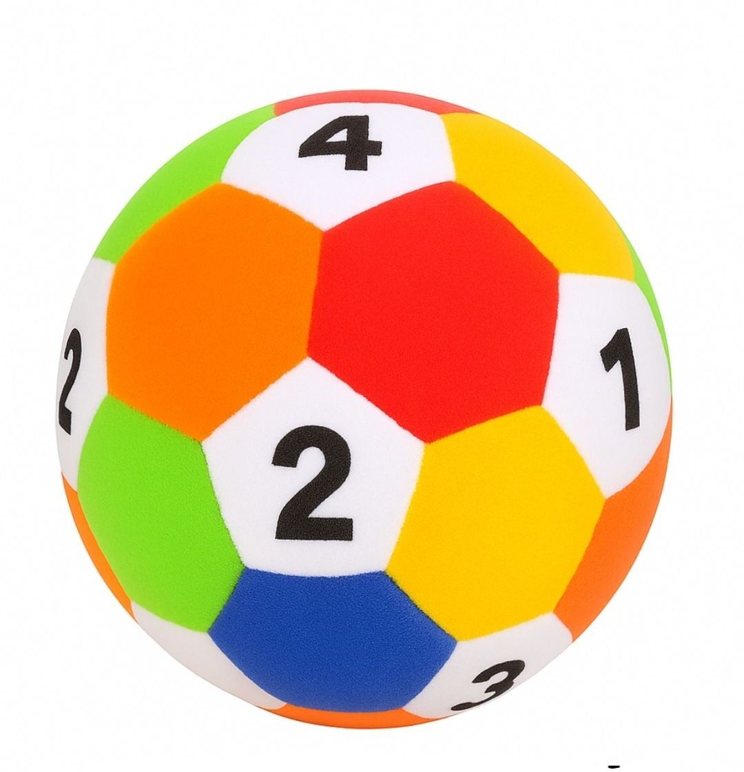 One Two Soft Ball for Little Legs Safe Plush Toy for Toddlers - 30 cm