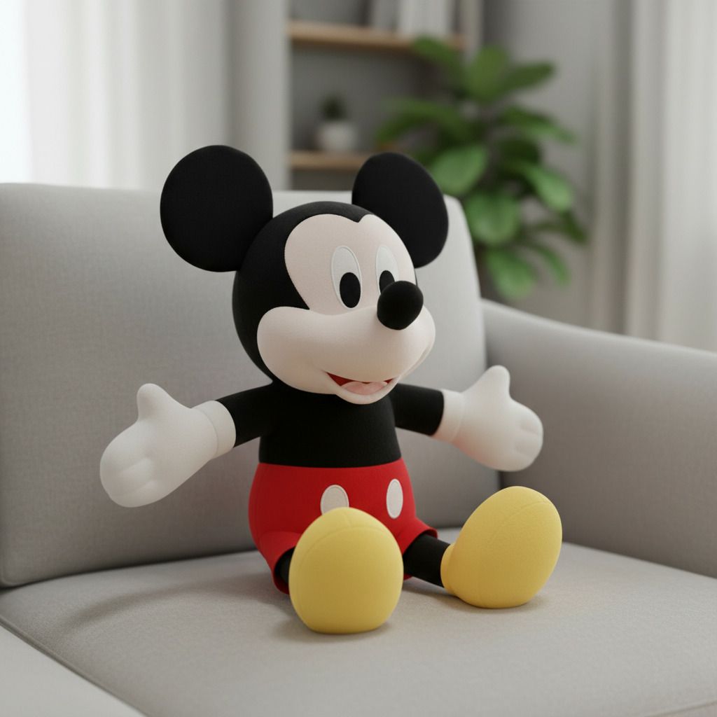 jr jack & rose Red Mickey Toy for Kids - 30 cm-picture-20