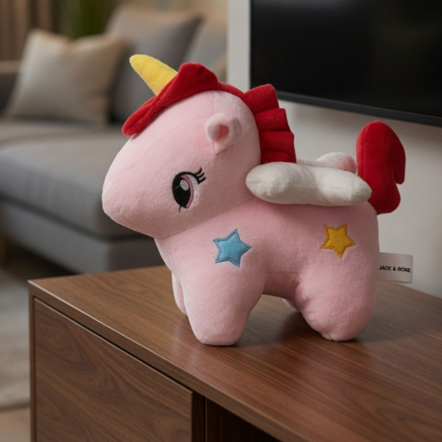 Premium Unicorn Plush Stuffed Toy - 30 cm-image-36