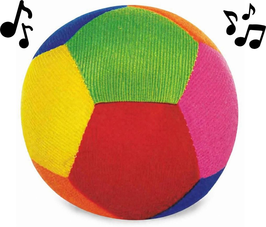 Soft Plush Rattle Ball 11 cm | Baby Learning & Sensory Toy - 11 cm-image-31