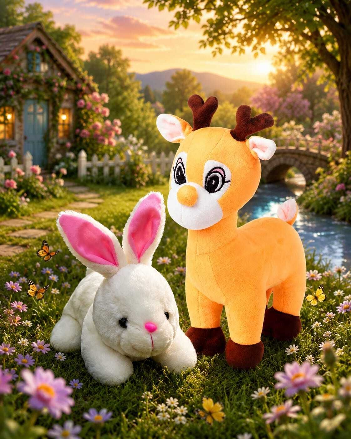 on choice Cute deer and bunny - 25 mm-picture-10