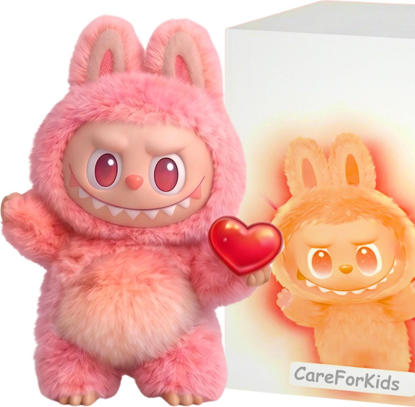 echoshop Cute LABUBU Monster Surprise Doll Plush Toy for Girls & Boys - 17 cm-picture-4