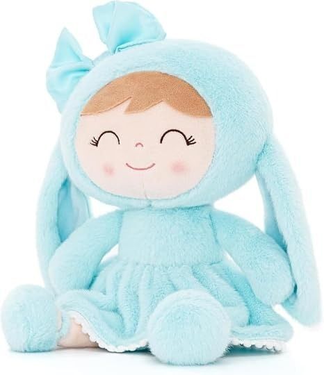 smilehub super soft stuffed cute bunny baby doll plush toy-40 cm (Blue) - 40 cm-picture-40