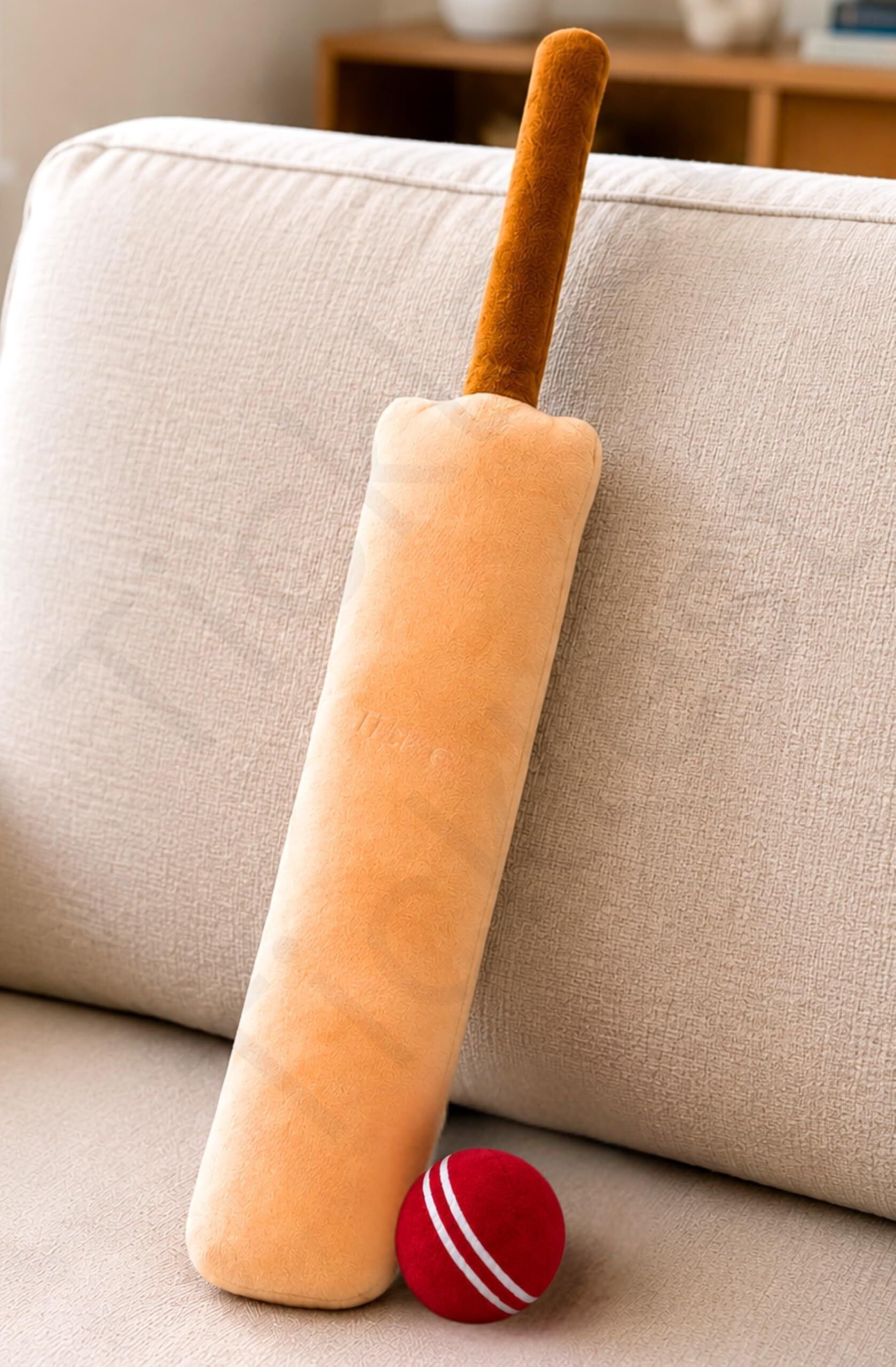 Cricket Bat & Ball Soft Stuffed Plush Sports Toy Set for Kids Boys & Girls - 45 cm-image-21