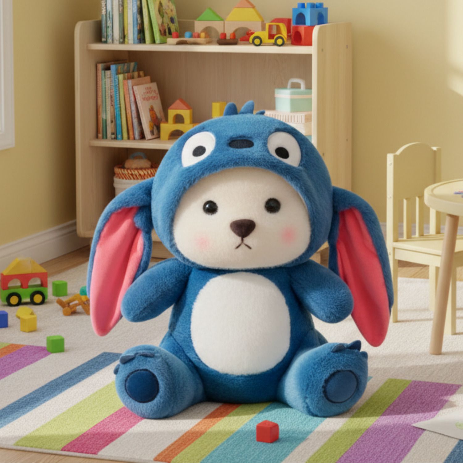 jr jack & rose Adorable Blue Hoodie Teddy Bear Plush Doll - 30 cm-picture-34
