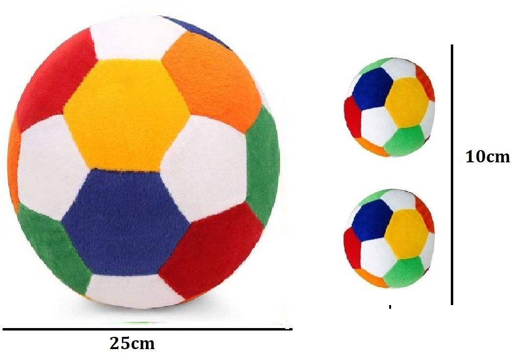 kpn Best Quality Super Soft FootBall & Small balls(2) Combo for Kids- 25 cm-picture-29