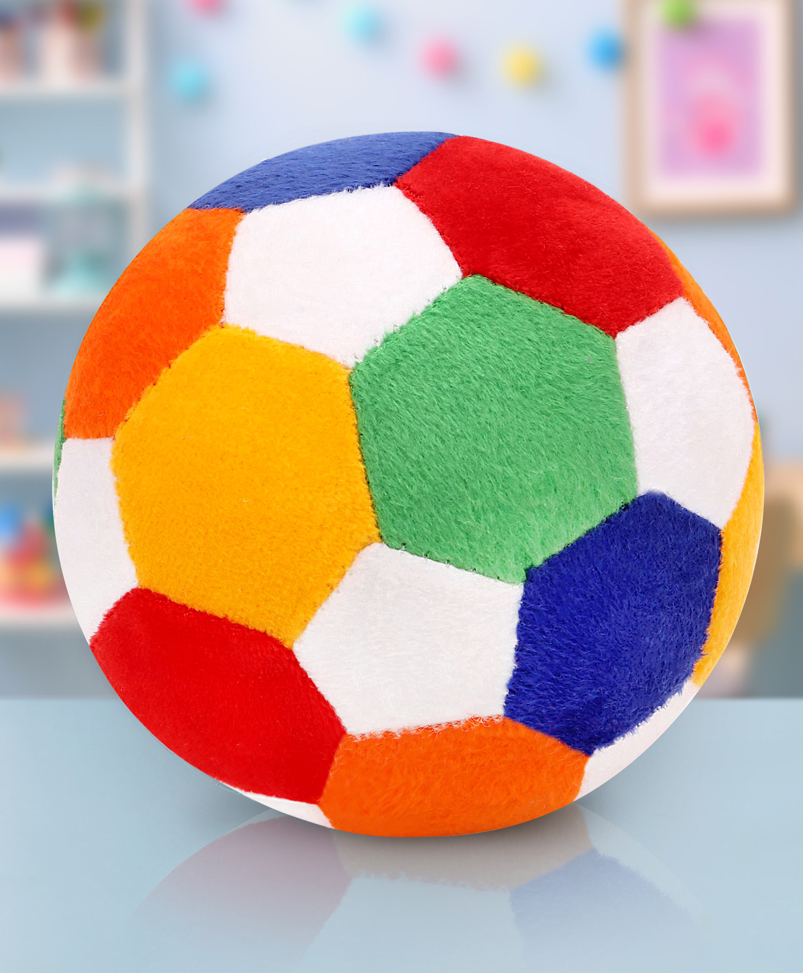 nv collection Quality Multi color Football with prefect size for kids 20 cm- 18 cm image 1