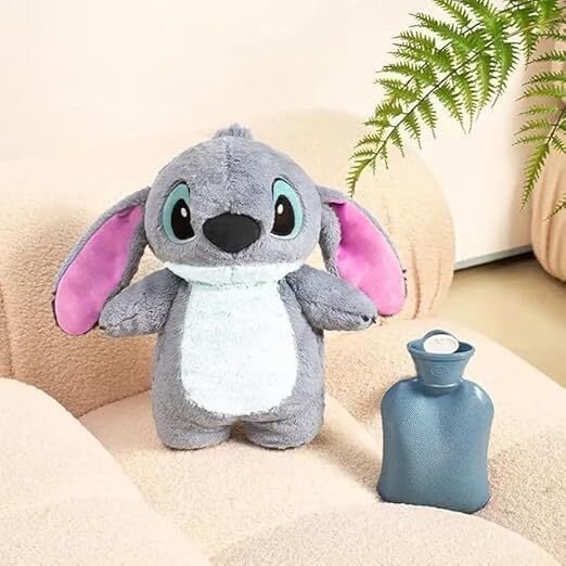 hellobear Premium Quality Stitch Soft Toy with Hot Water Bag Stuffed Toy AB15 - 30 cm-picture-24