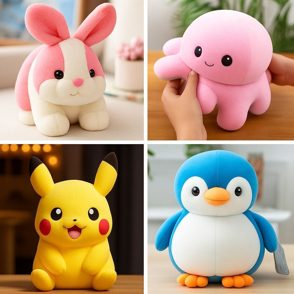 Premium - PENGUINE/PIAKCHU/RABIT/OCTOPUS - 18 mm-image-22