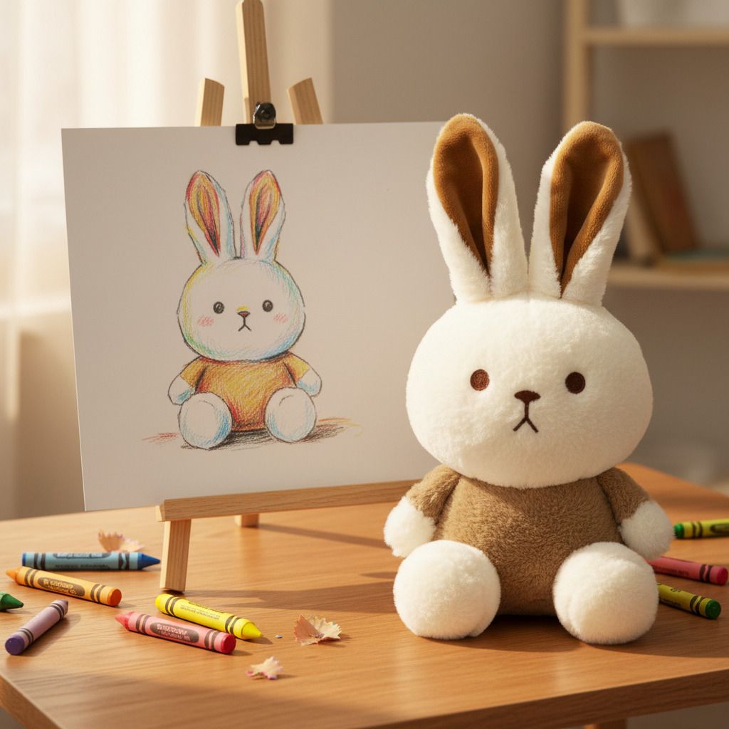 Choco Bunny Cuddle Bear - 30 cm-image-41