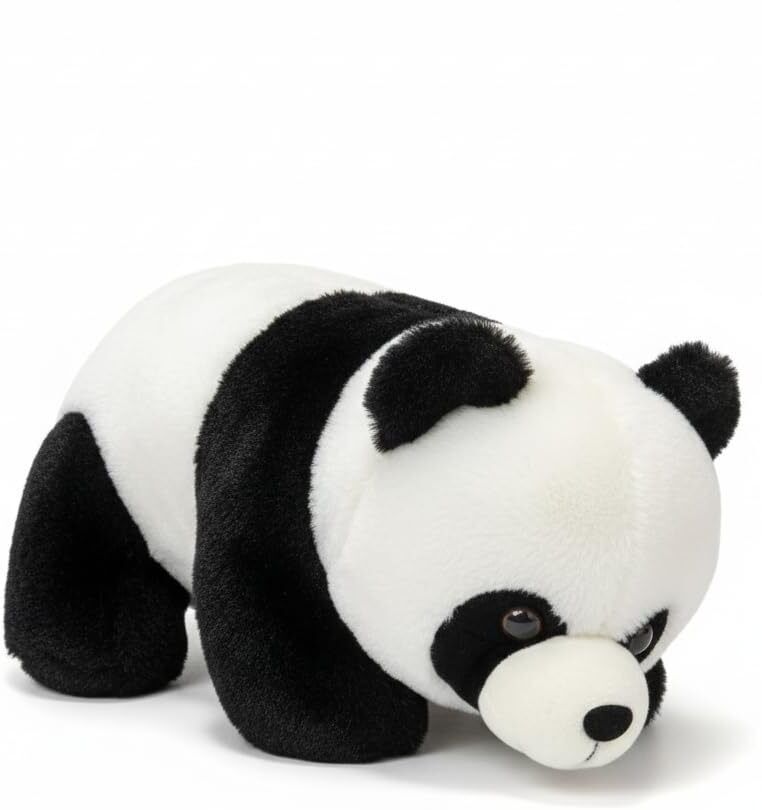 Sleeping Panda Soft Toy Plush Teddy Bear Cute Panda Stuffed Animal for Kids - 25 cm-image-33