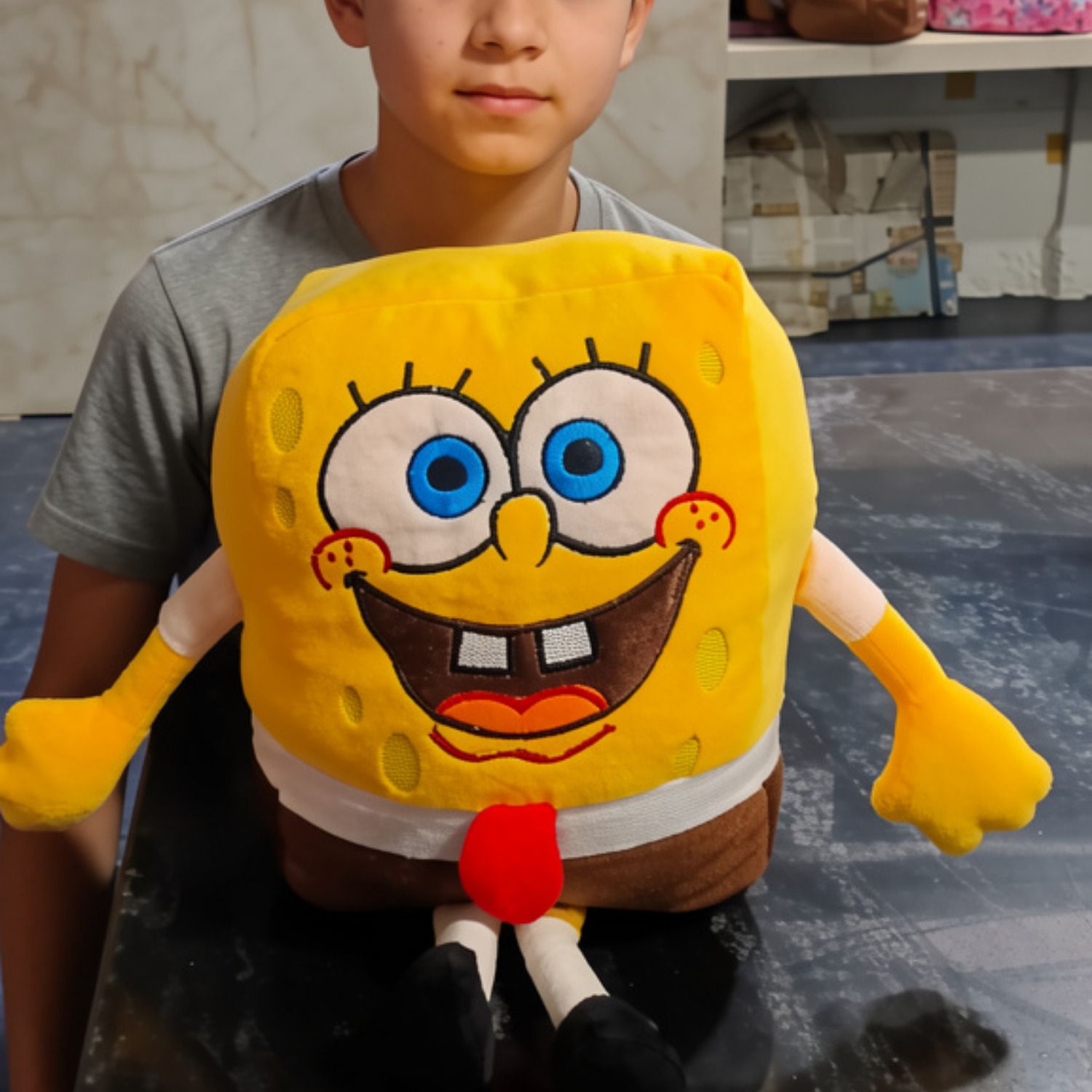 jr jack & rose Adorable Sponge Bob Soft Stuffed Toy for Gifting - 30 cm-picture-12