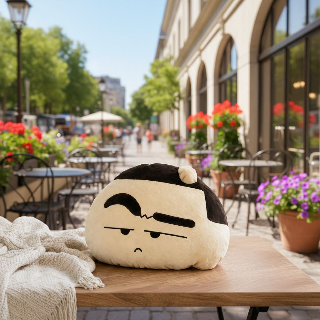 Shinchan Cushion for Study Room Decor - 35 cm-image-38