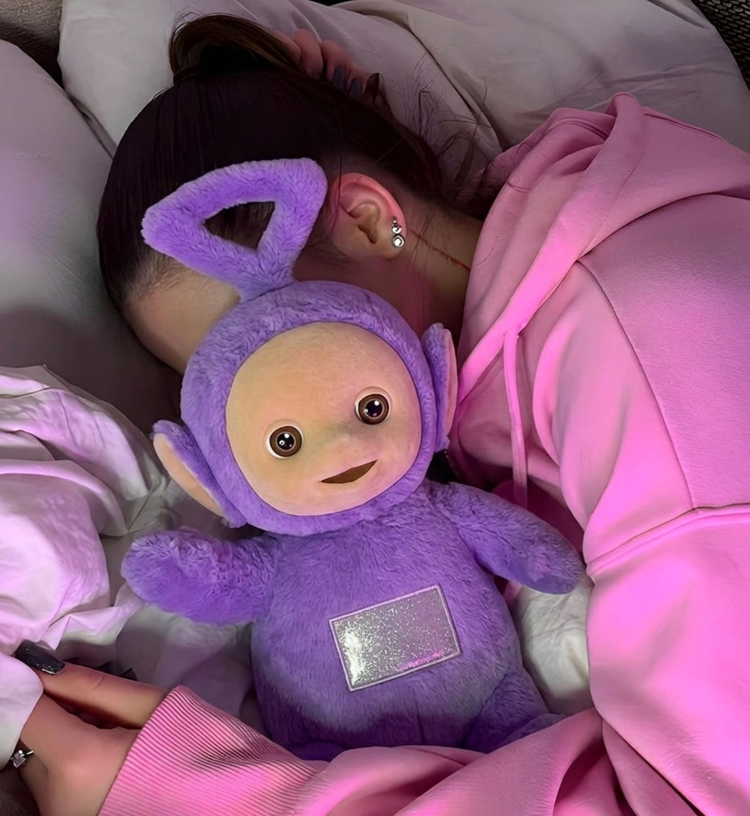coming wave Vintage-Style Teletubbies Tinky Winky Purple Plush soft Toy - 30 cm-picture-6