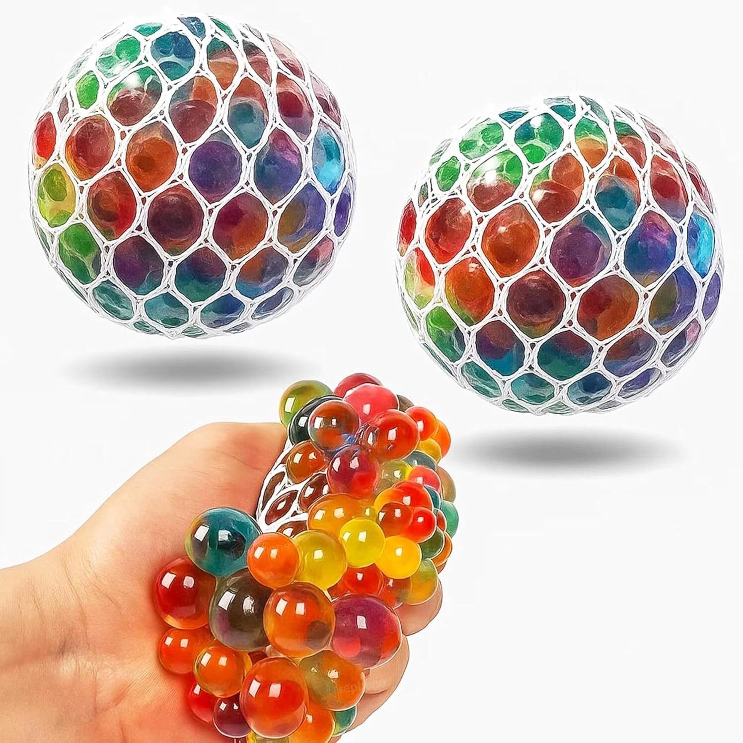 Anti-Stress Mesh Squishy Ball (2 Ball) - 60 mm-image-2