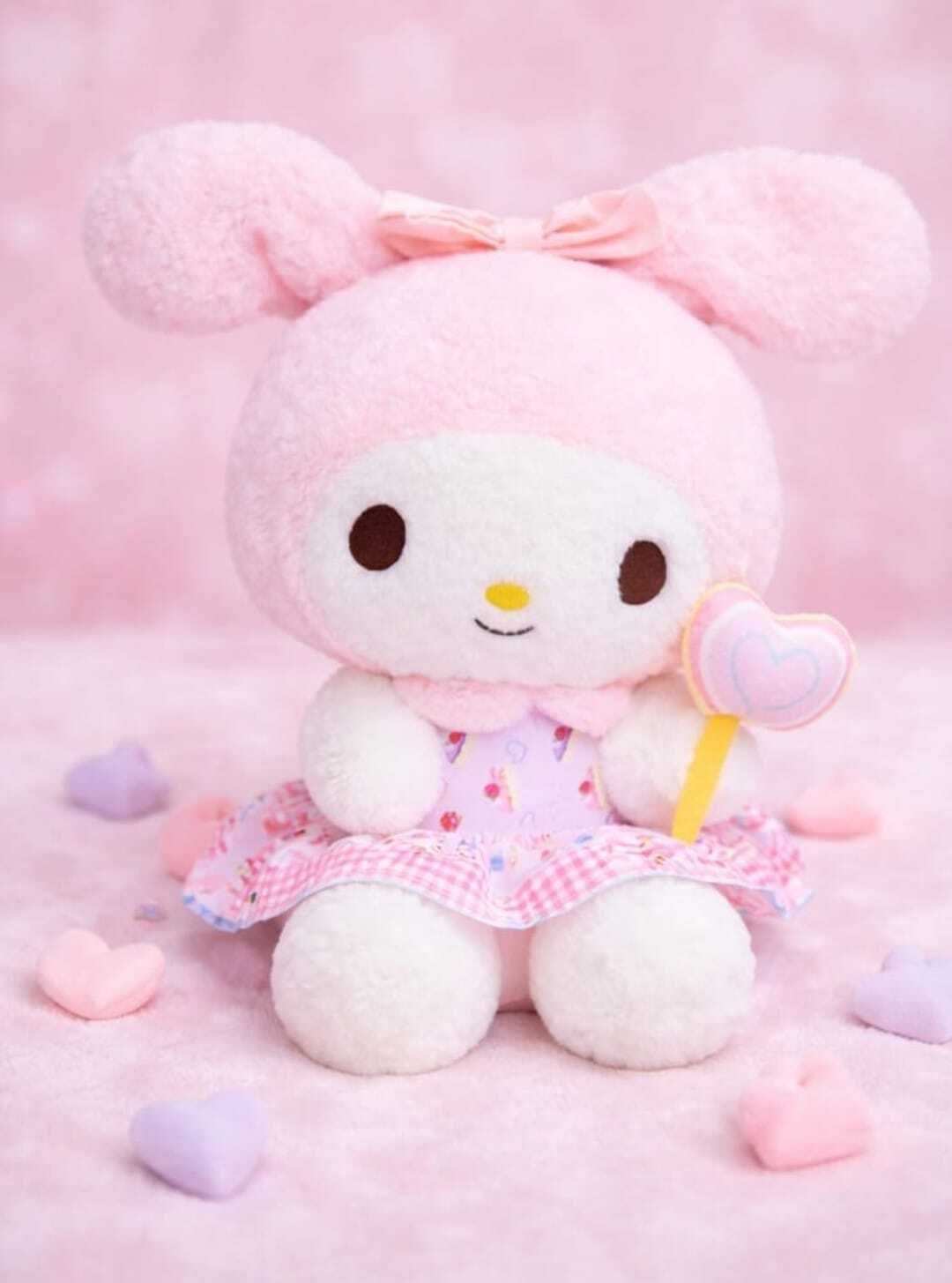 Cute Stuffed Kawai Melody With Love Candy Plush Toys - 30 cm-image-33