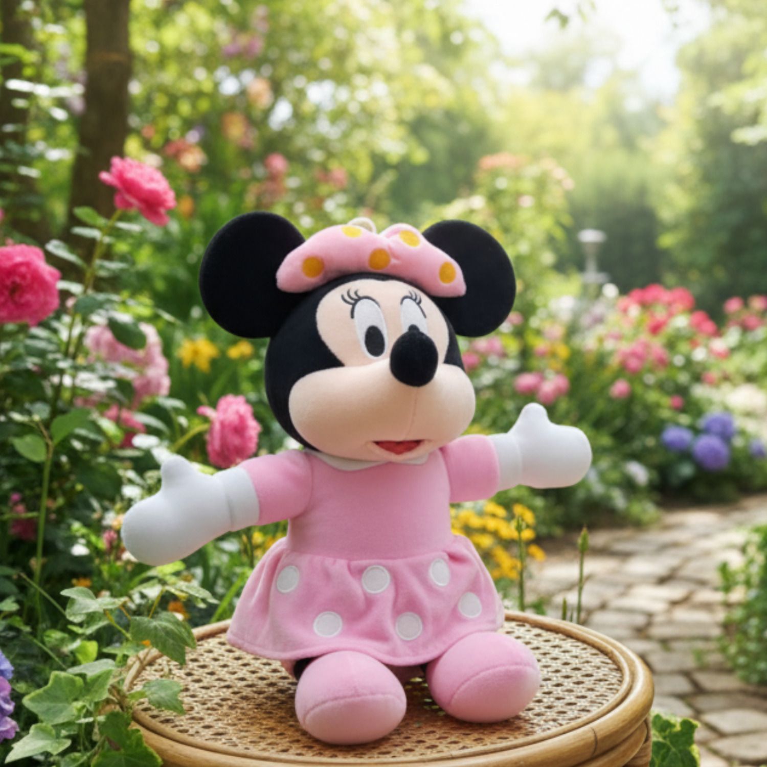 Minnie Mouse Plush Soft Toy – Cute Stuffed Doll for Girls - 30 cm-image-45