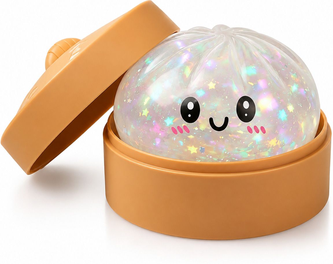 pransique Dumpling Squishy Slow Rising Soft Foam Stress Relief Toy for Kids - 55 mm-picture-14