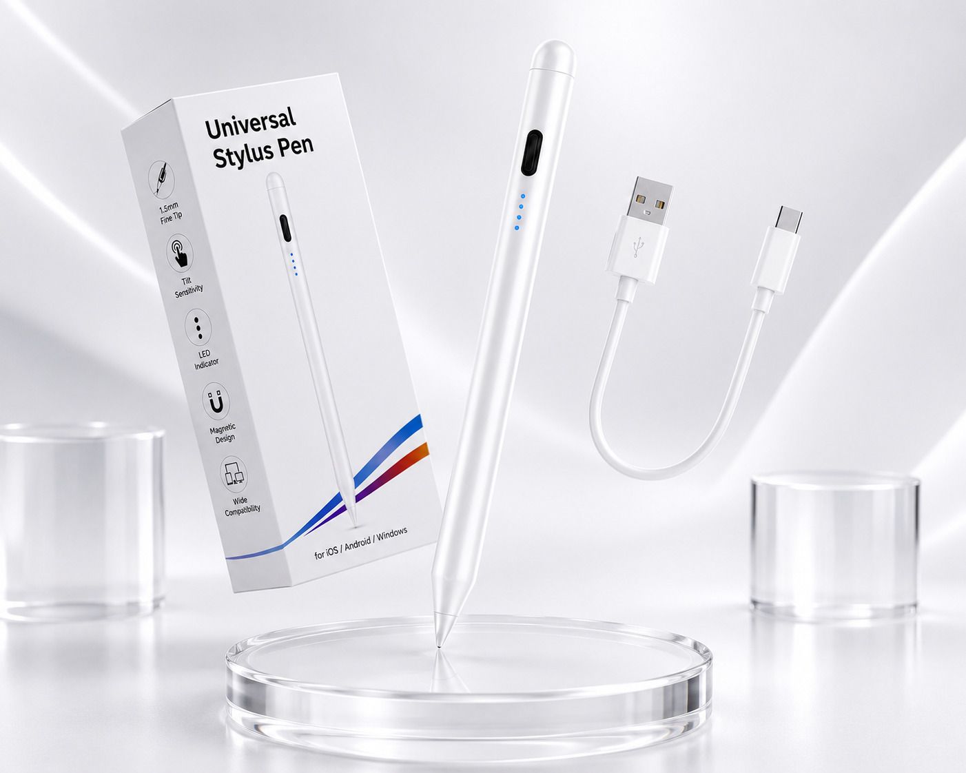 Rackit Power S15 stylus pen/ active pencil for ipad tilt sensor and sensitivity Stylus-image-7