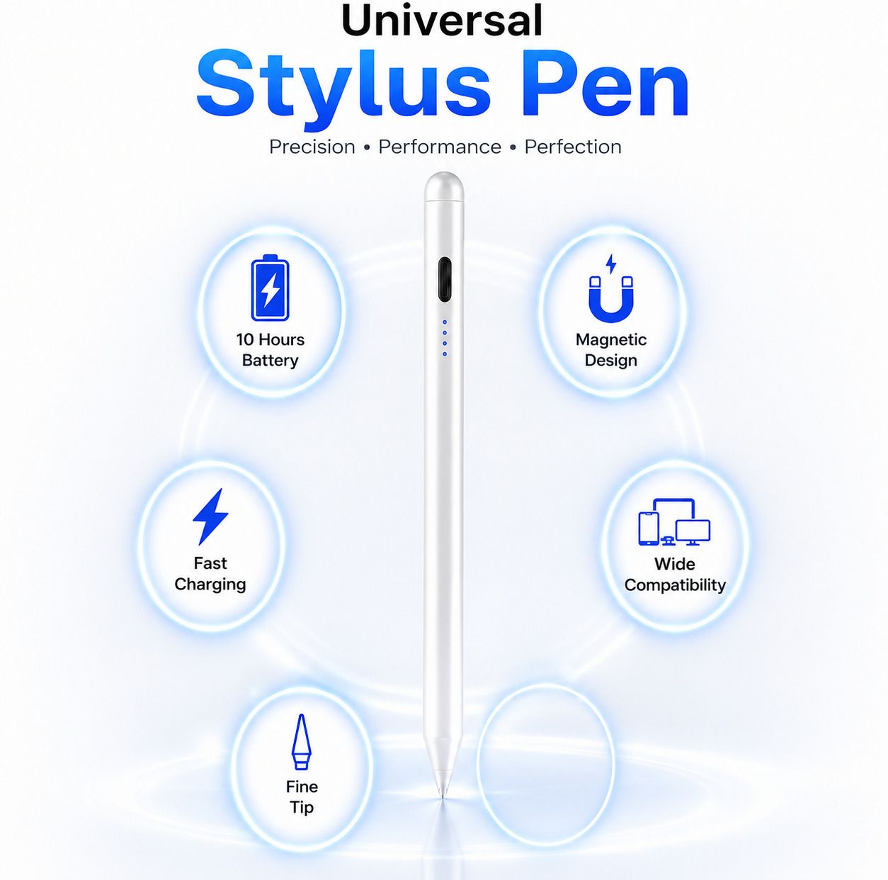 Blue Denko V1 Upgraded stylus pen, iPad pan, ultra high precision & sensitivity Stylus-image-8