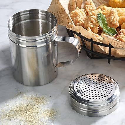 Dredger with Handle|Salt & Pepper Shaker with Handle, Pack of 6 Sugar Sprinkler Shaker 350 gm-image-36