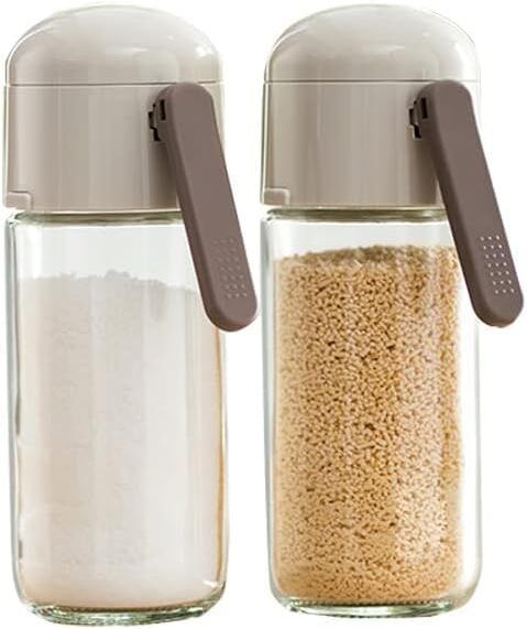 Glass Bottle Dispenser Multi-use for Home Sugar Sprinkler Shaker 250 gm-image-17