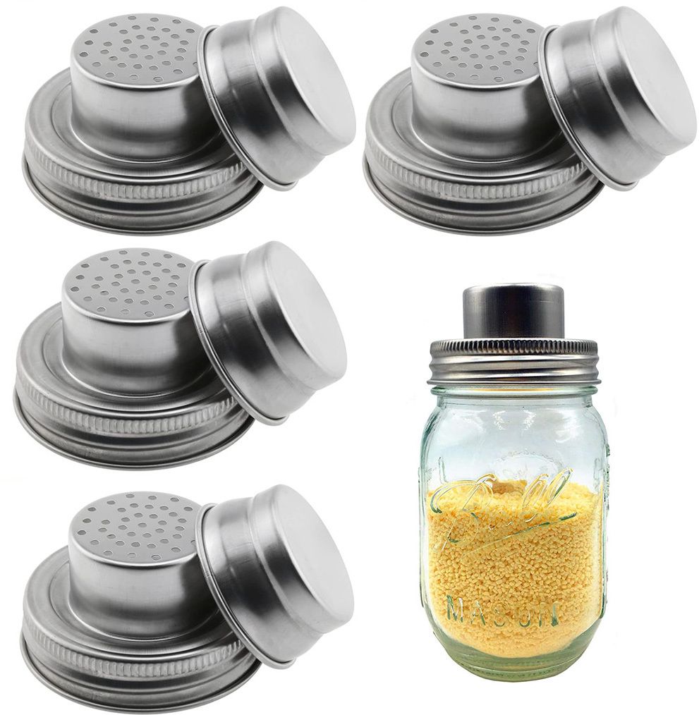 Stainless Steel Mini Spice Lids Sugar Shaker 250 gm