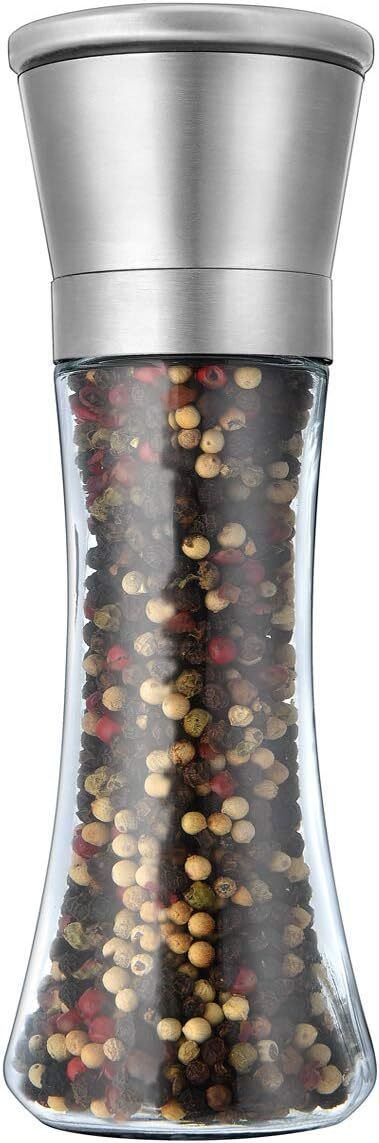 Stainless Steel Pepper Grinder or Salt Shaker Sugar Sprinkler Shaker 250 gm