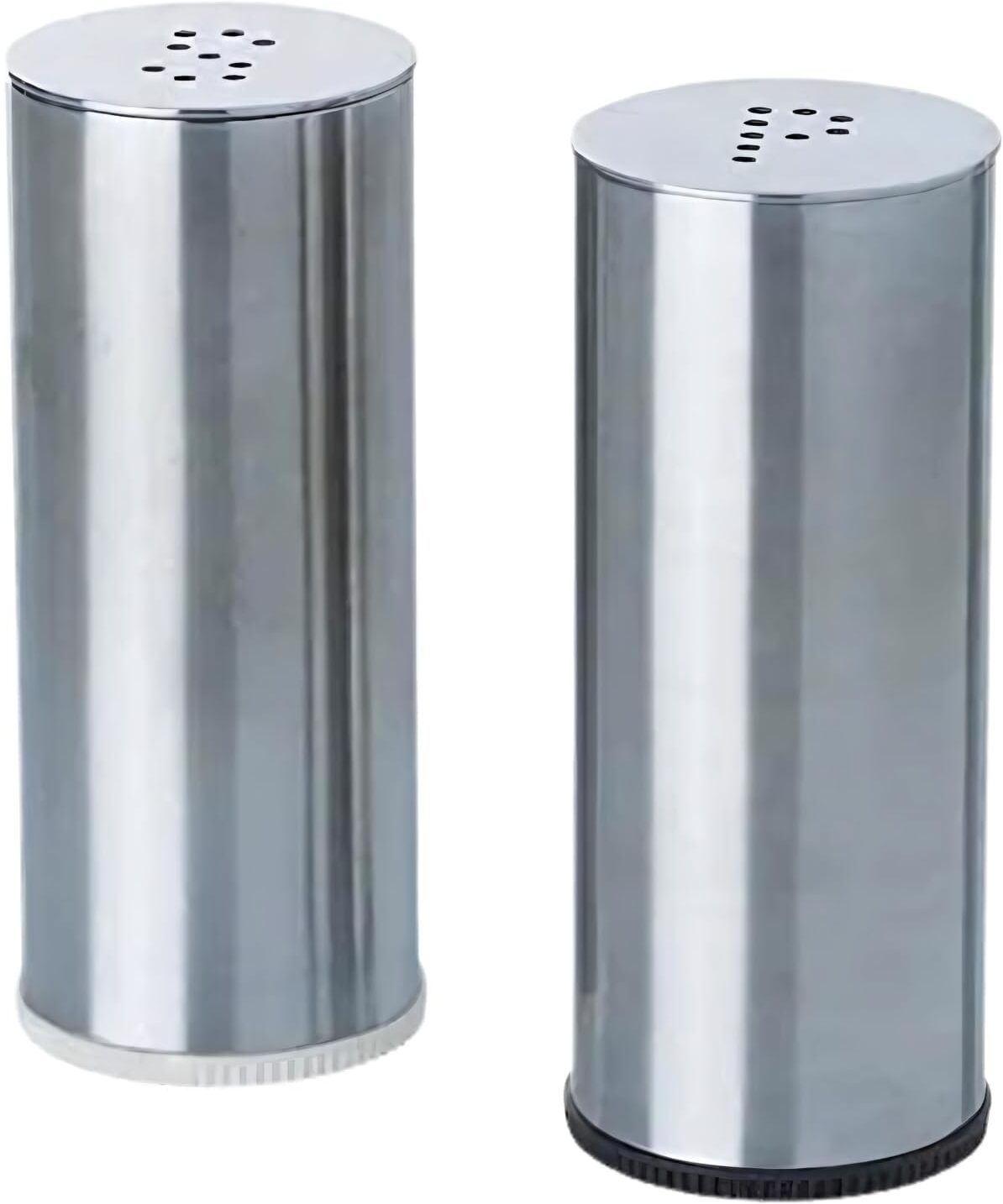 Stainless Steel Salt & Pepper Shaker Set, Pack of 2 Sugar Sprinkler Shaker 100 gm