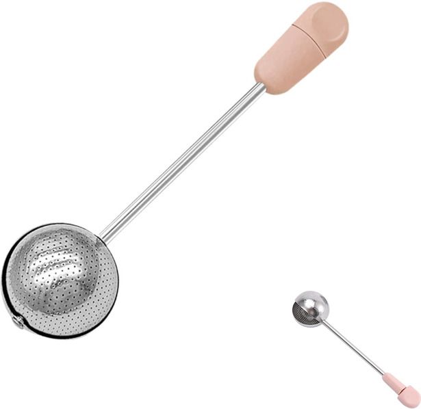 Stainless Steel Pink Flour Sifter Sugar Shaker 250 gm